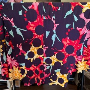 LuLaRoe A-Line Skirt - Red, Yellow, Pink Floral
